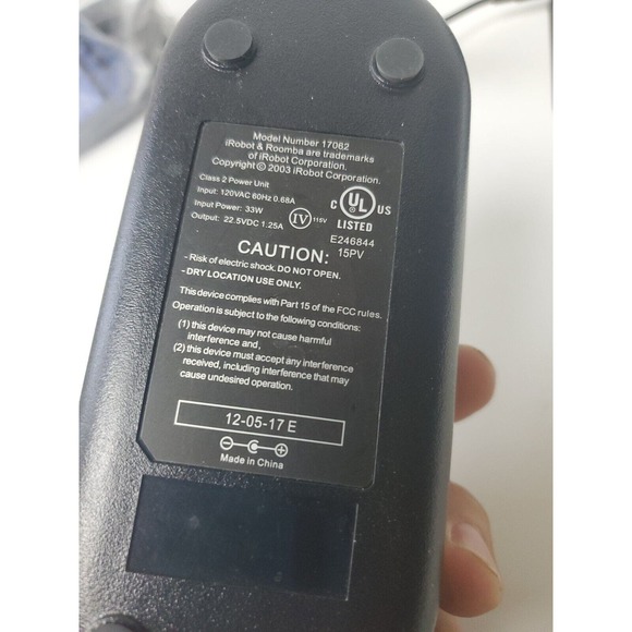 IRobot Roomba 17062 Base Charging Dock Station Charger & Cord For 500 600 700 - Picture 3 of 5